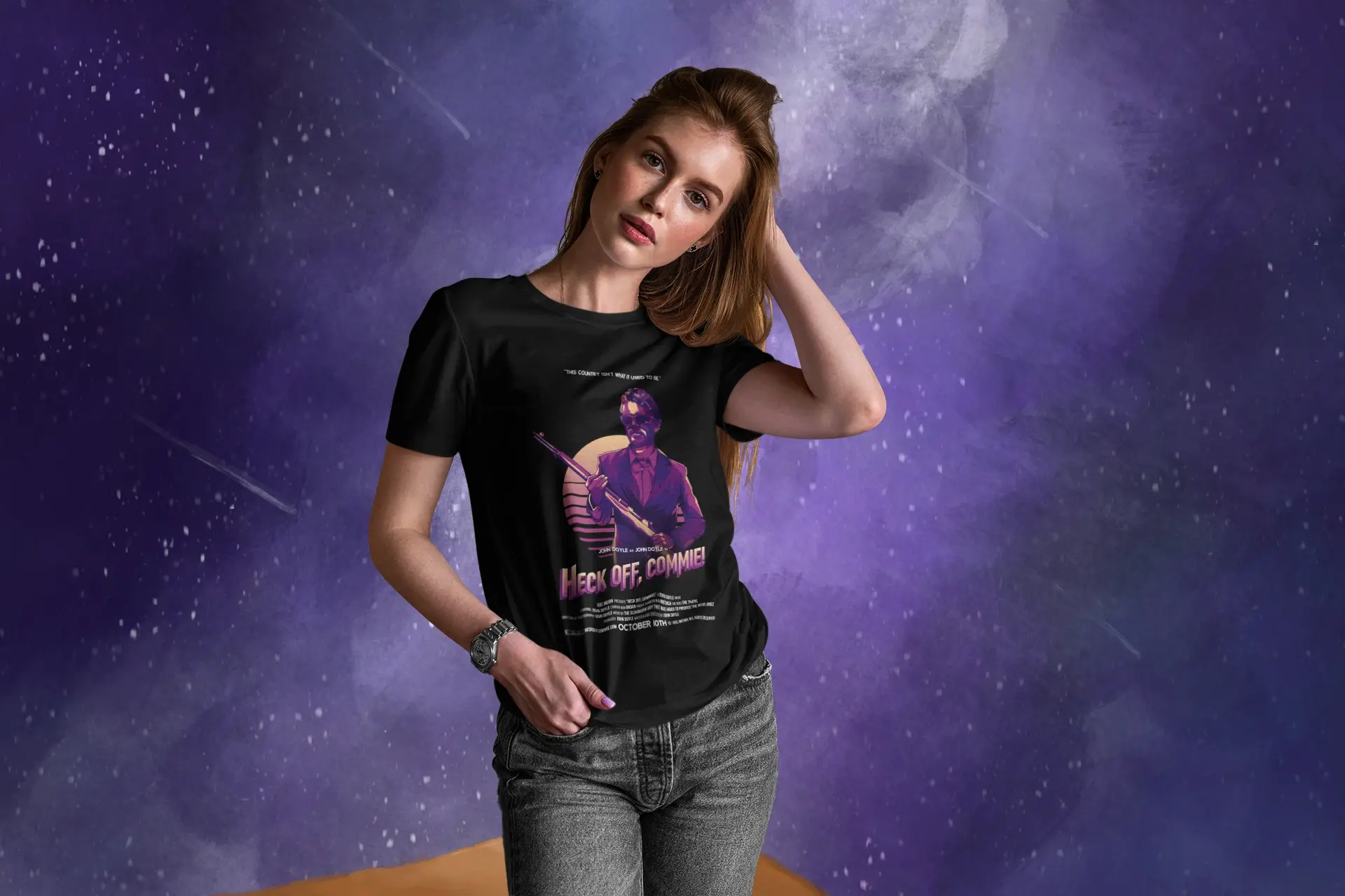 2transparent mockup of a woman wearing a t shirt in a small boutique 4972 el1